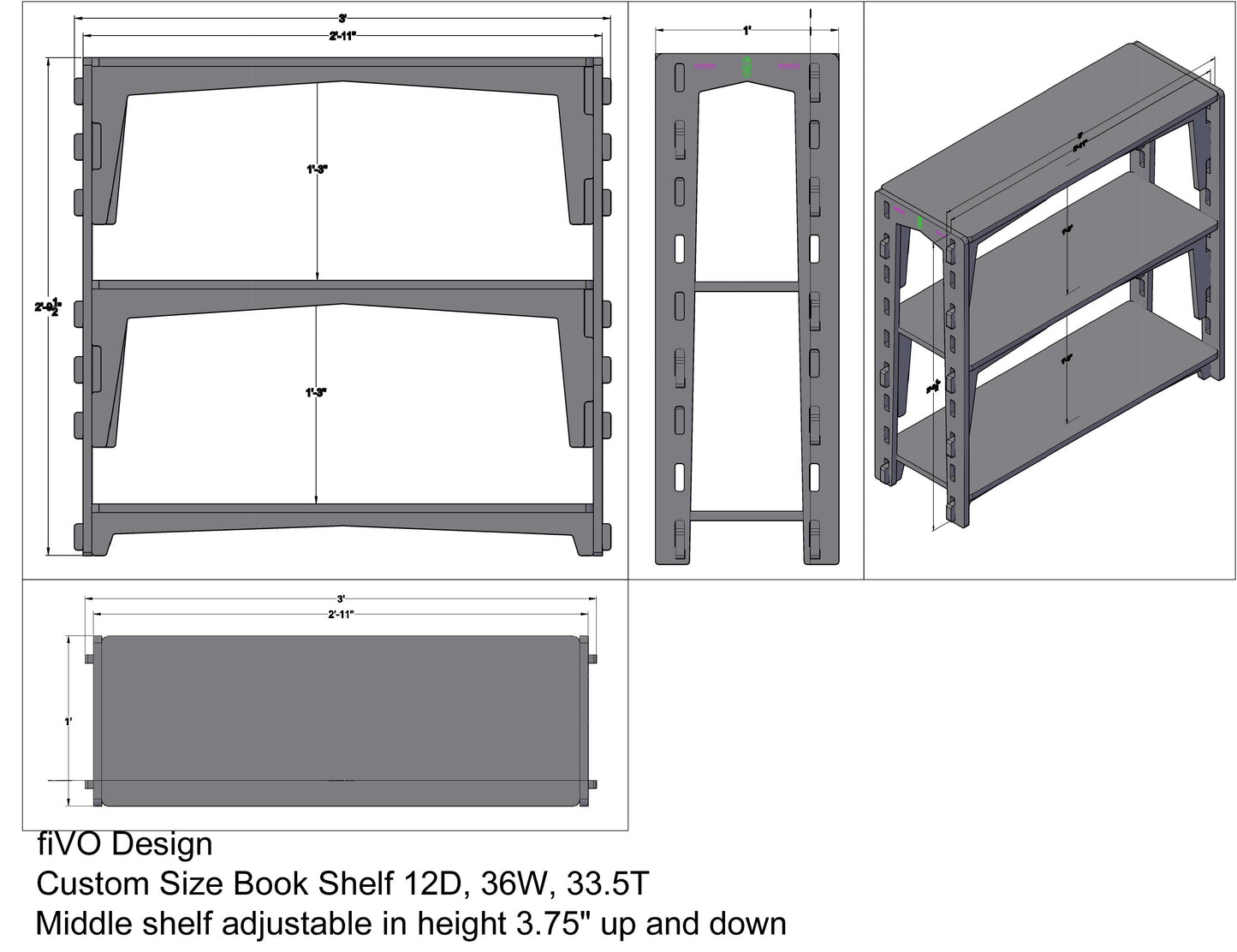 Custom Bookcase